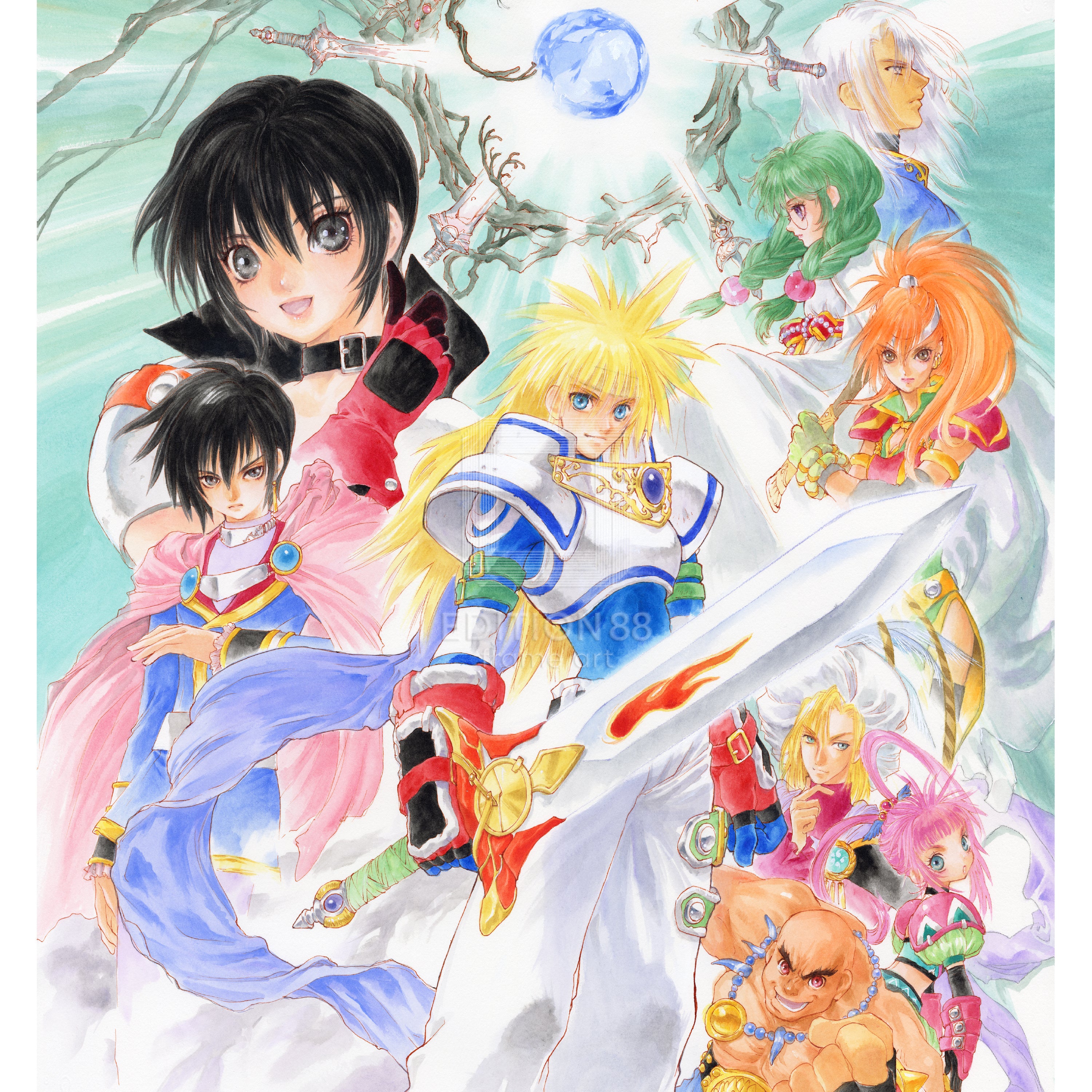 テイルズ オブ デスティニー」88グラフ1/いのまたむつみ（箔押しサイン