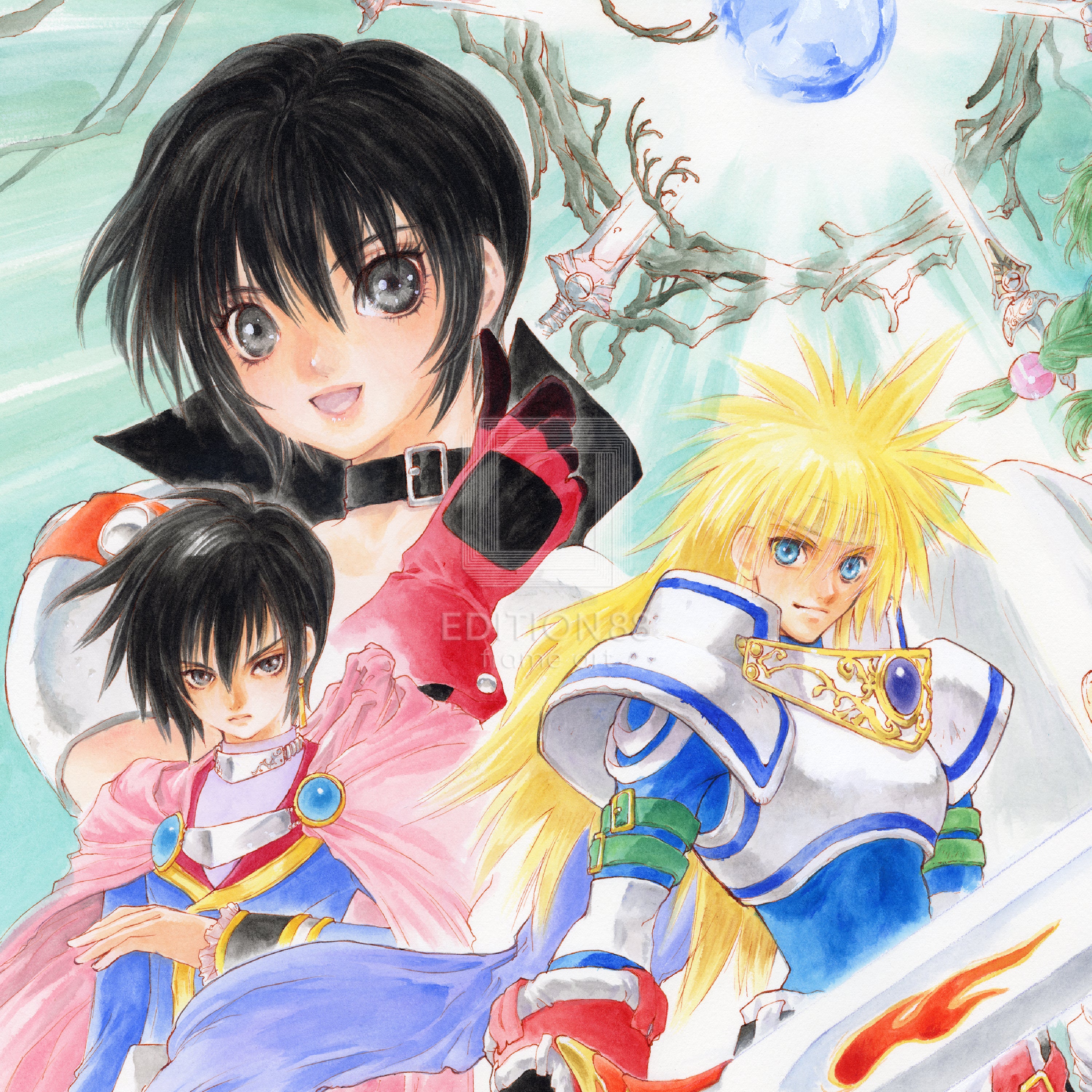 テイルズ オブ デスティニー」88グラフ1/いのまたむつみ（箔押しサイン