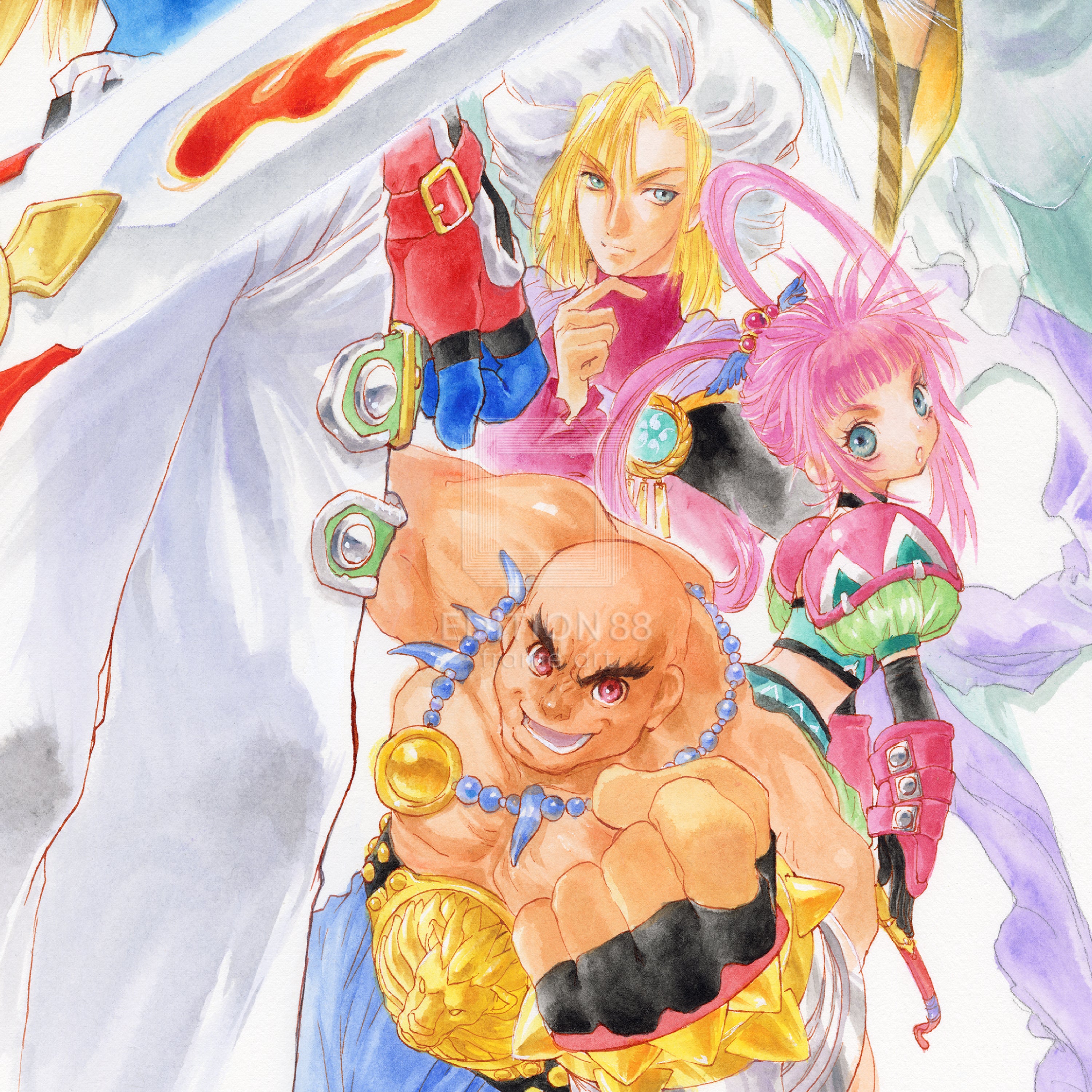 テイルズ オブ デスティニー」88グラフ1/いのまたむつみ（箔押しサイン