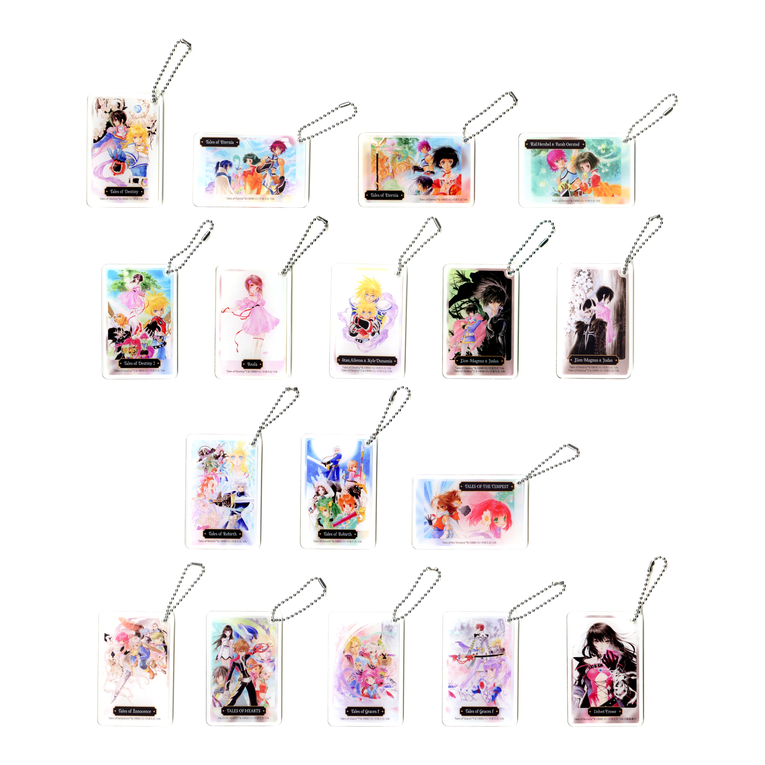 アクリルアートキーホルダー コンプリートセット『テイルズ オブ
