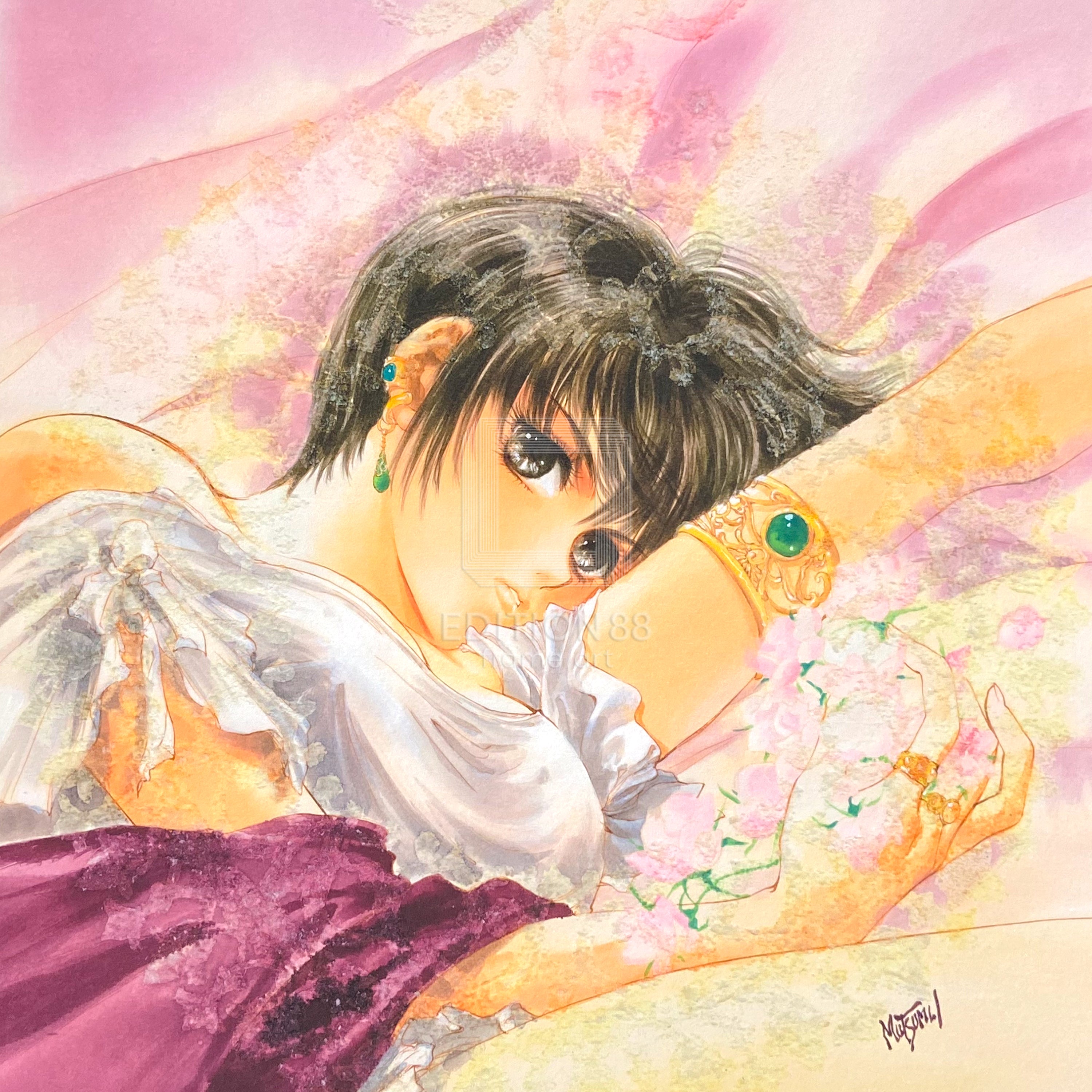 風の大陸」88グラフ2/いのまたむつみ（箔押しサイン入り）