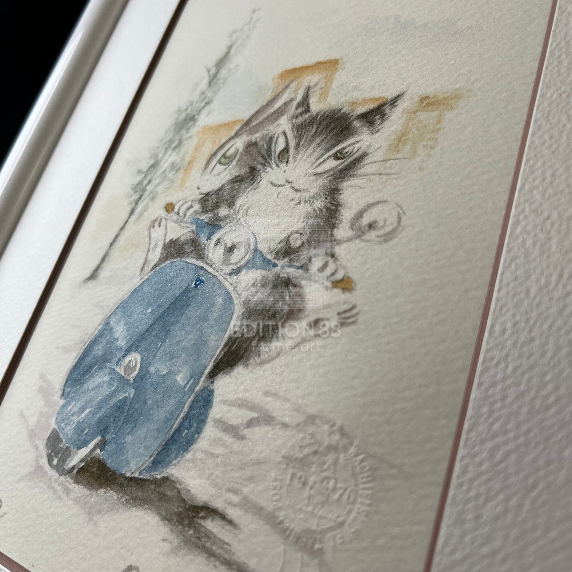 猫のダヤン 88グラフ「ローマの休日」/池田あきこ（直筆サイン入り