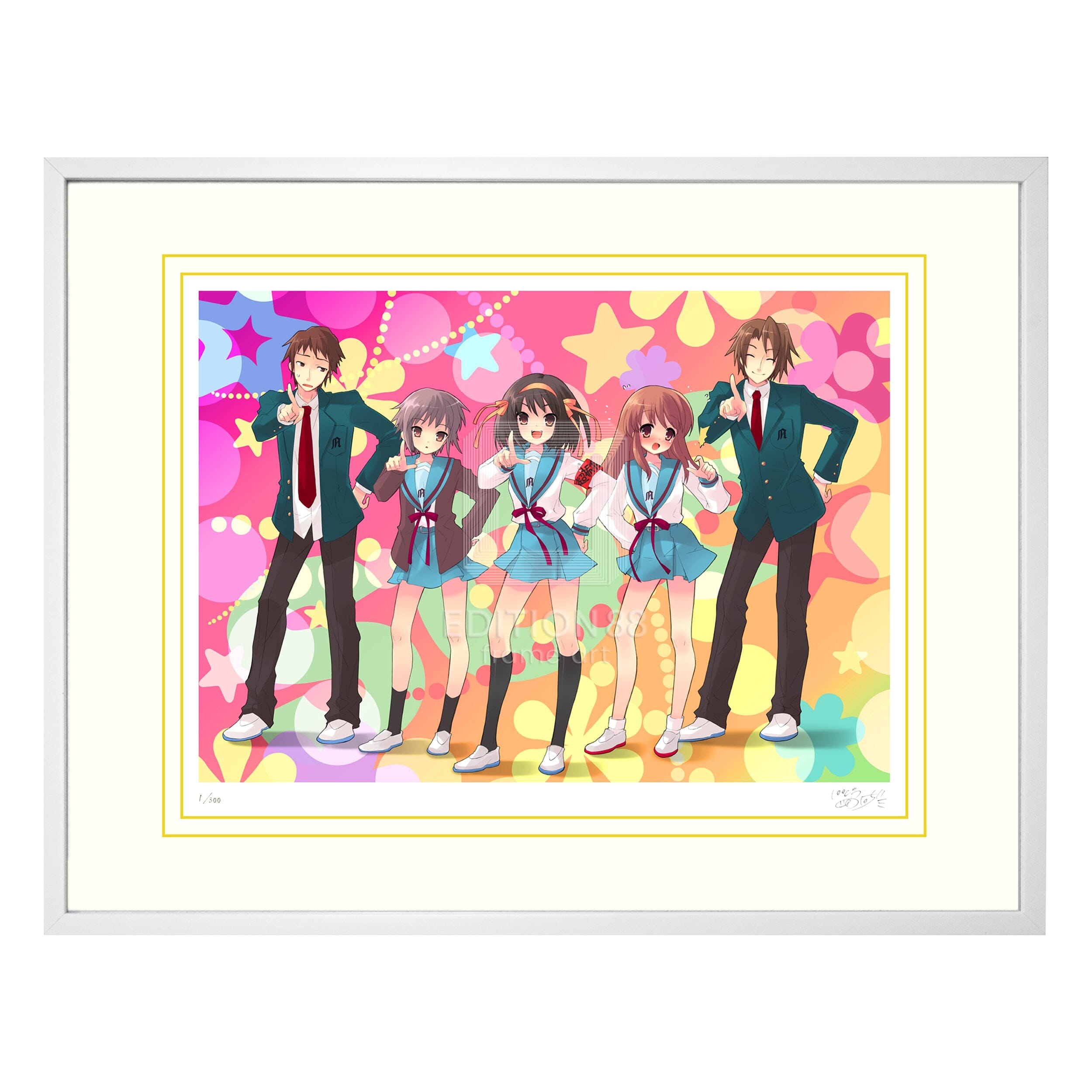 涼宮ハルヒの憂鬱」88グラフ3（「ザ・スニーカー」用イラスト 2006年8