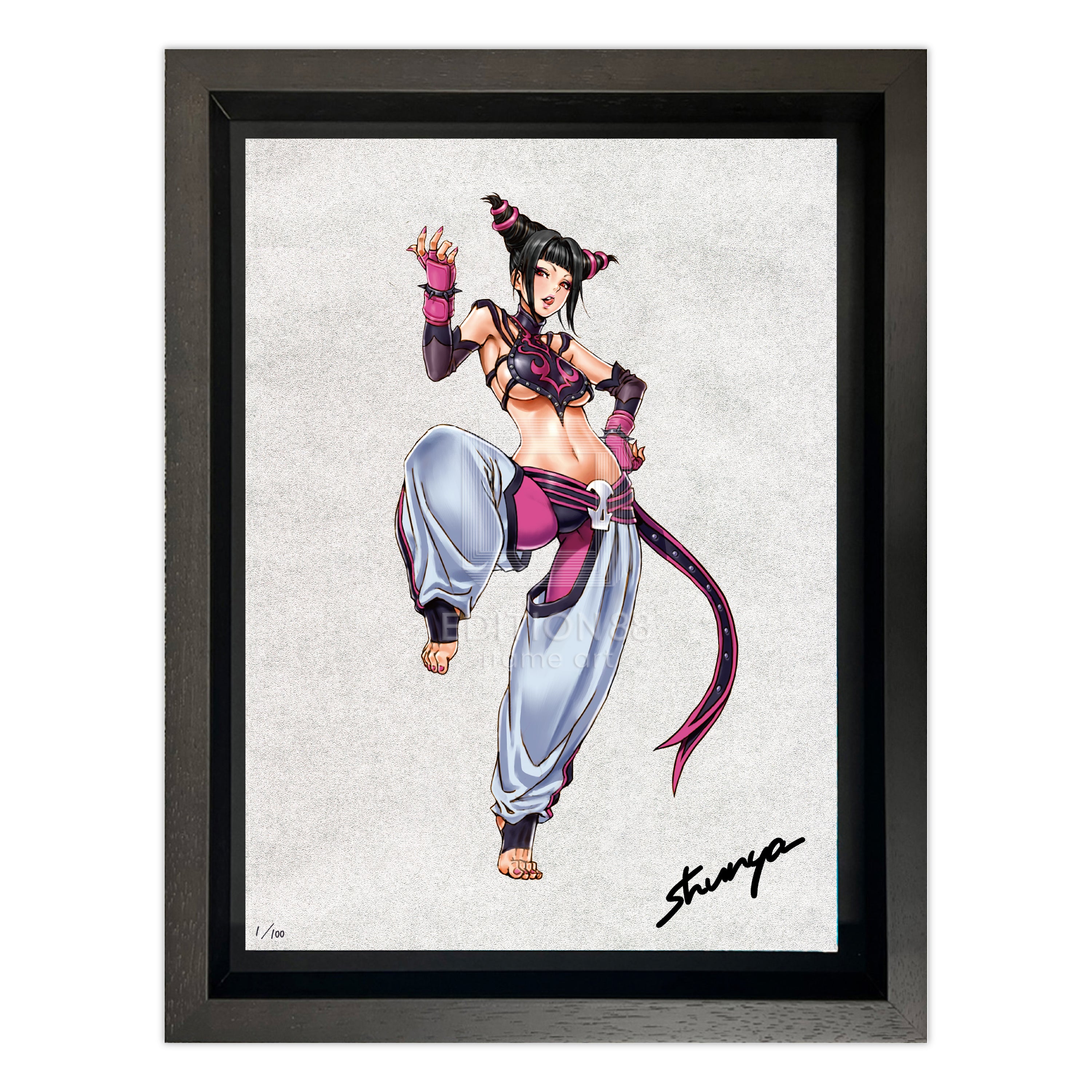 STREET FIGHTER 美少女」88グラフ シルバー仕様 ジュリ/ 山下しゅんや