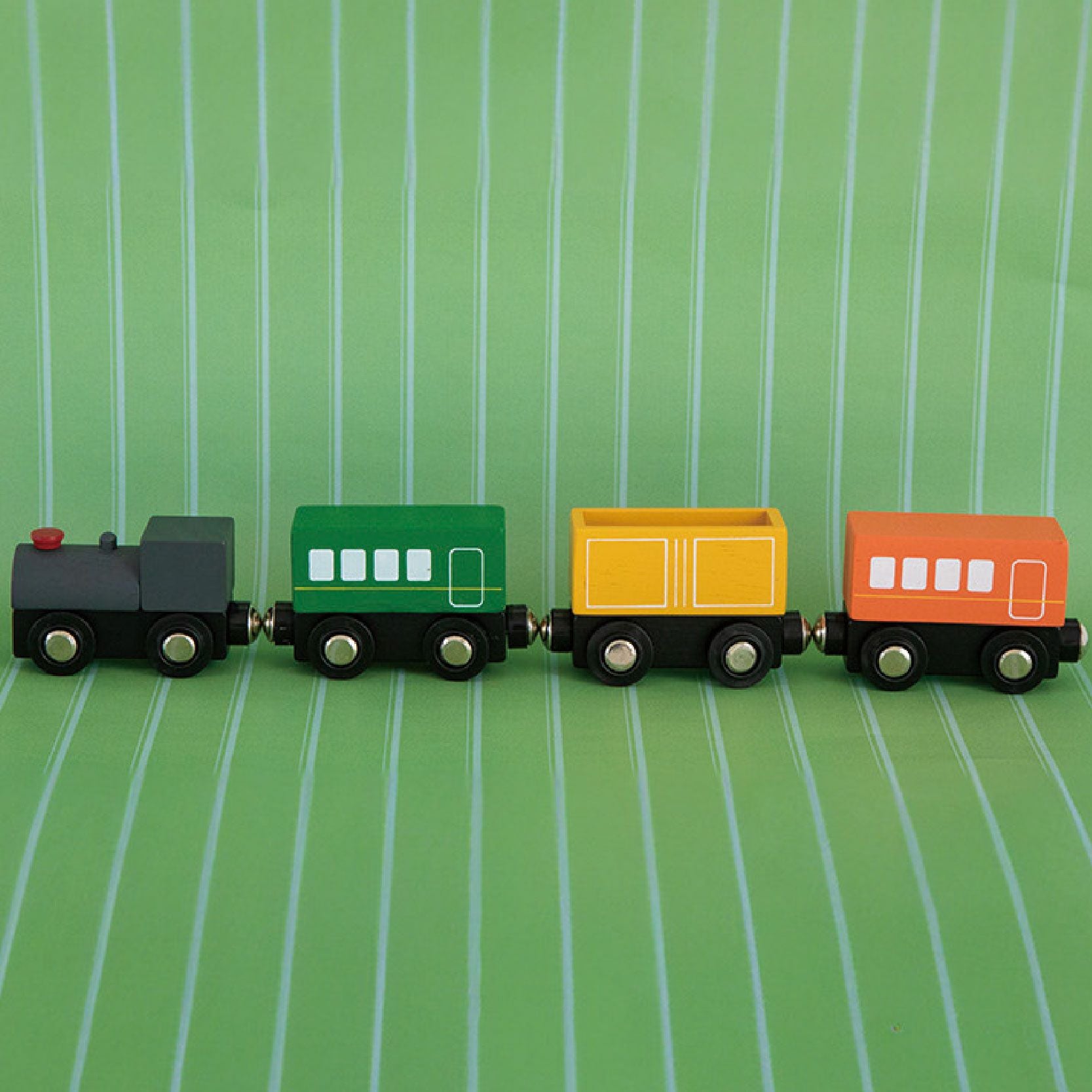 TRAIN SET トレインセット -MY FIRST VEHICLE- 知育玩具 木のおもちゃ GENI