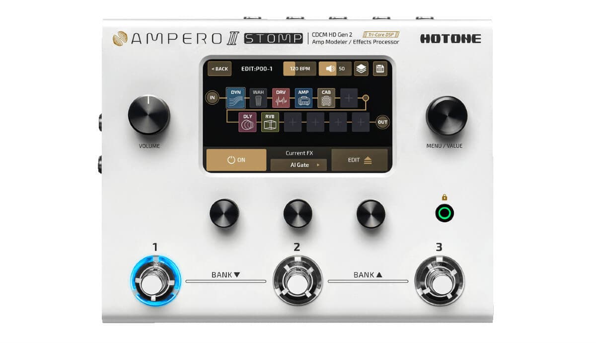 HOTONE AMPERO Ⅱ STOMP - デジタルマルチのイメージを覆すマルチ