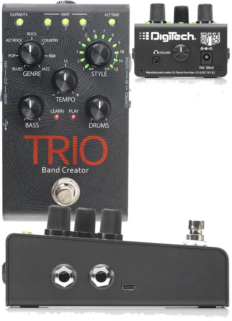 DigiTech TRIO - コード進行とリズムからベースとドラムを自動生成する