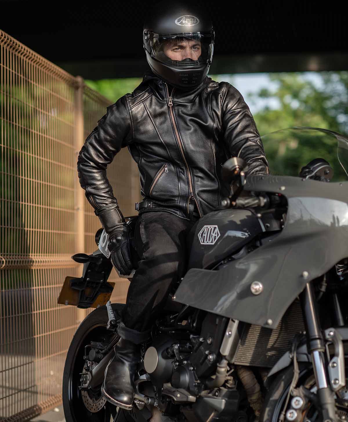 革ジャン フードレザージャケット｜カドヤ公式オンラインショップ｜MR