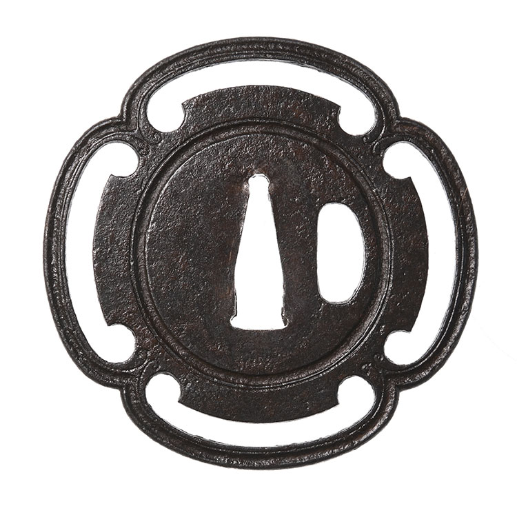 鎌倉 変り木瓜透鍔/鐔 ｜日本刀販売は永楽堂