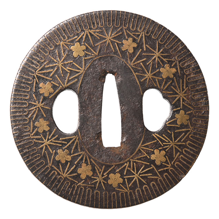 平安城鍔/鐔 ｜日本刀販売は永楽堂