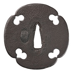 特別保存刀装具 古甲冑師 四方猪目透鍔 ｜日本刀販売は永楽堂