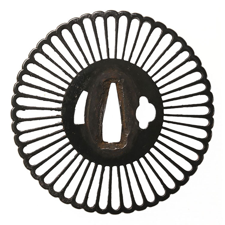 古金工 菊花透鍔/鐔 ｜日本刀販売は永楽堂