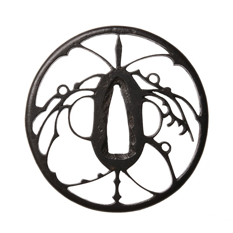 赤坂 武蔵野透鍔/鐔 ｜日本刀販売は永楽堂