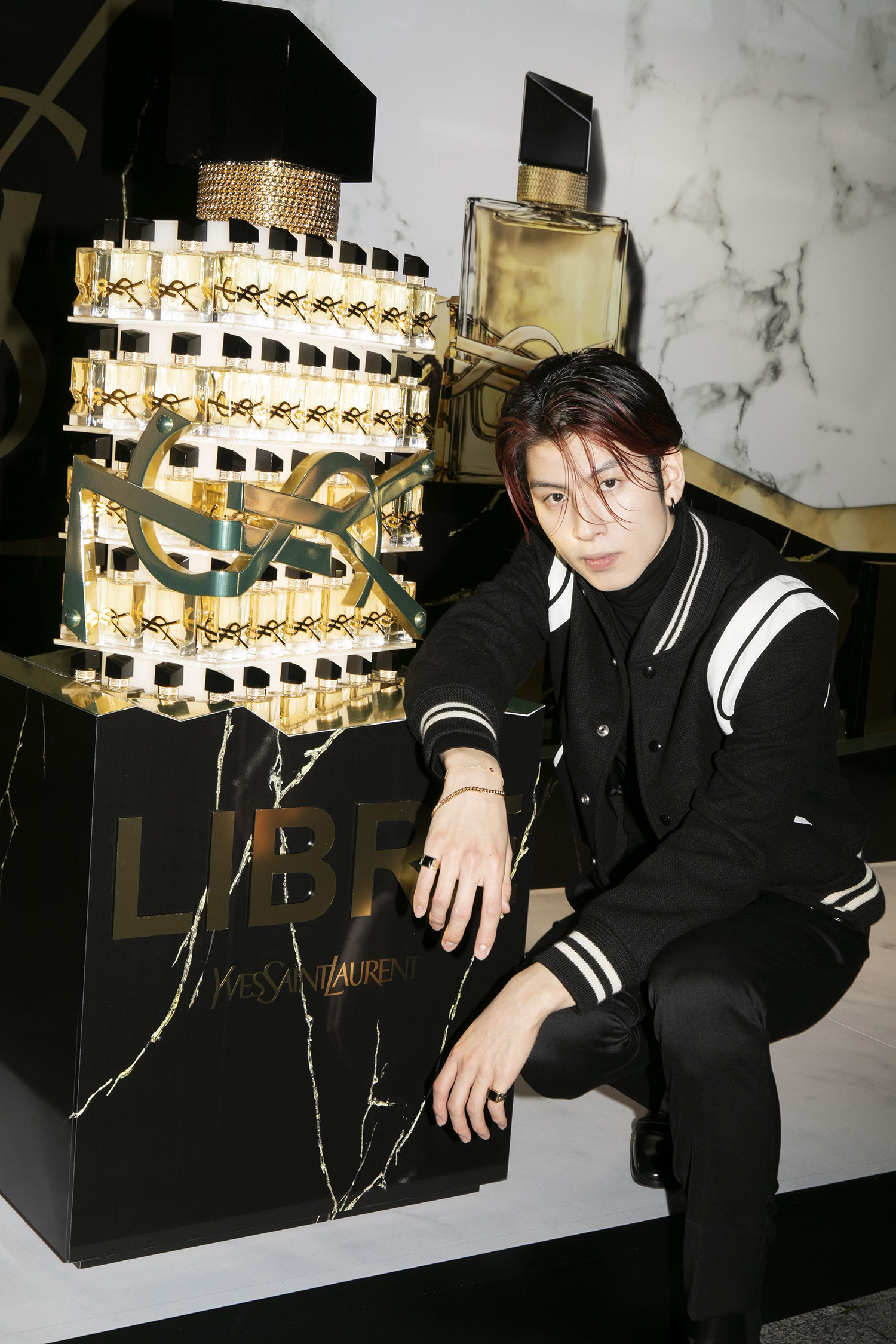 川村壱馬、長谷川慎、鈴木 仁らが来場！表参道ヒルズ「YSL LIBRE STAND