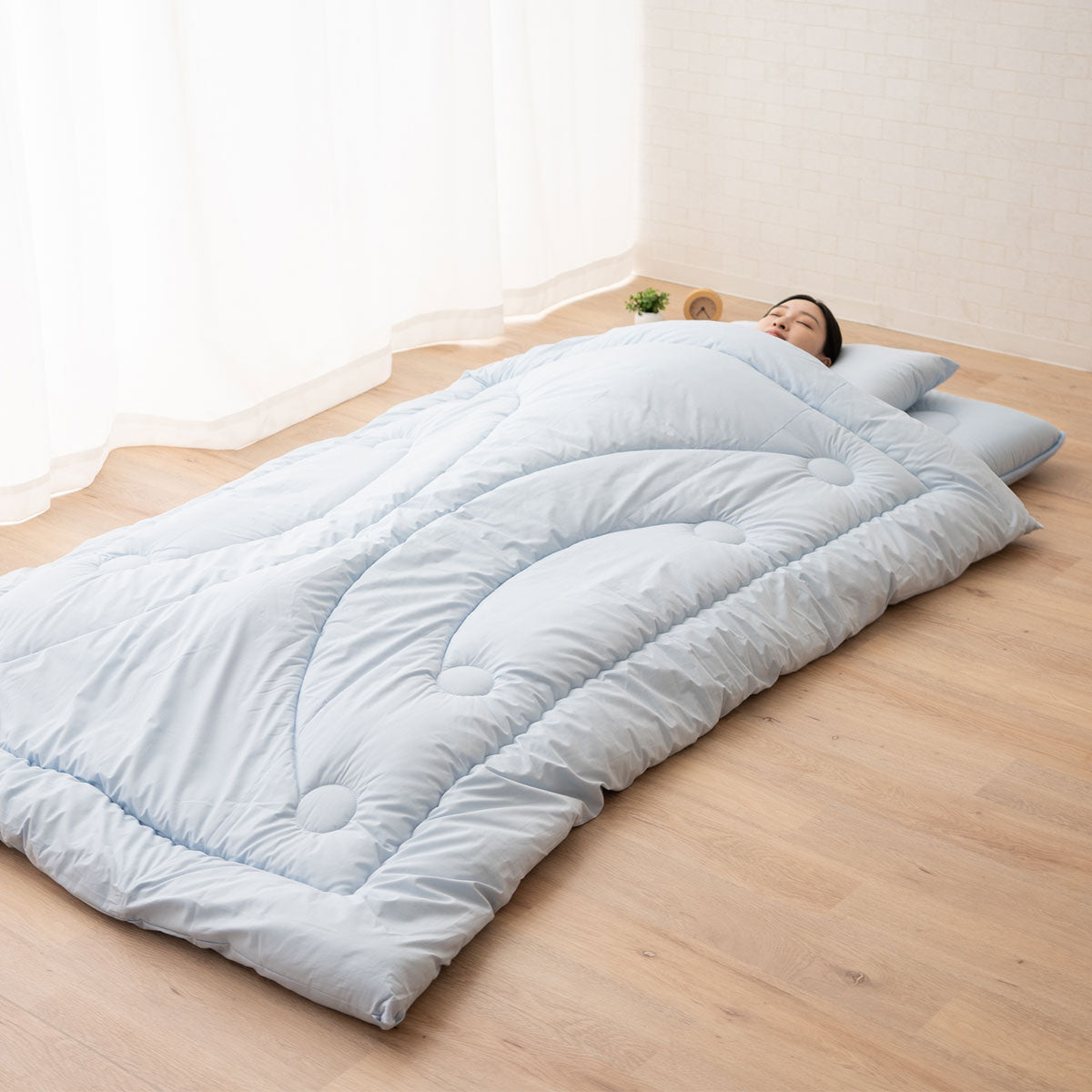 日本製 抗菌・防臭・防ダニ 布団3点セット 「カイザー2」 シングル