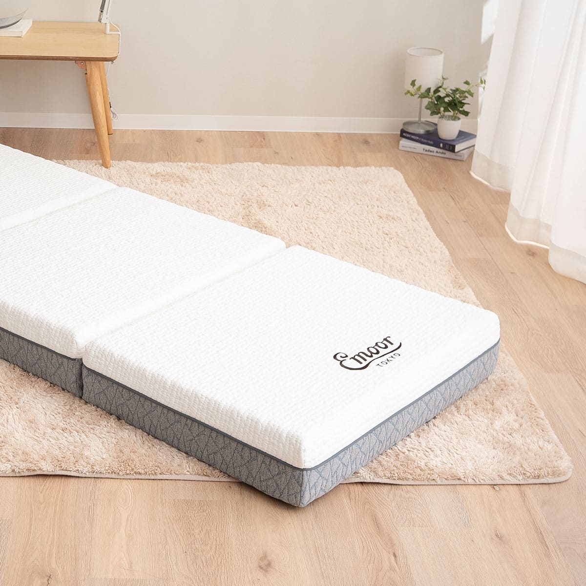 プレミアムマットレス 三つ折り 折りたたみ マットレス セミシングル