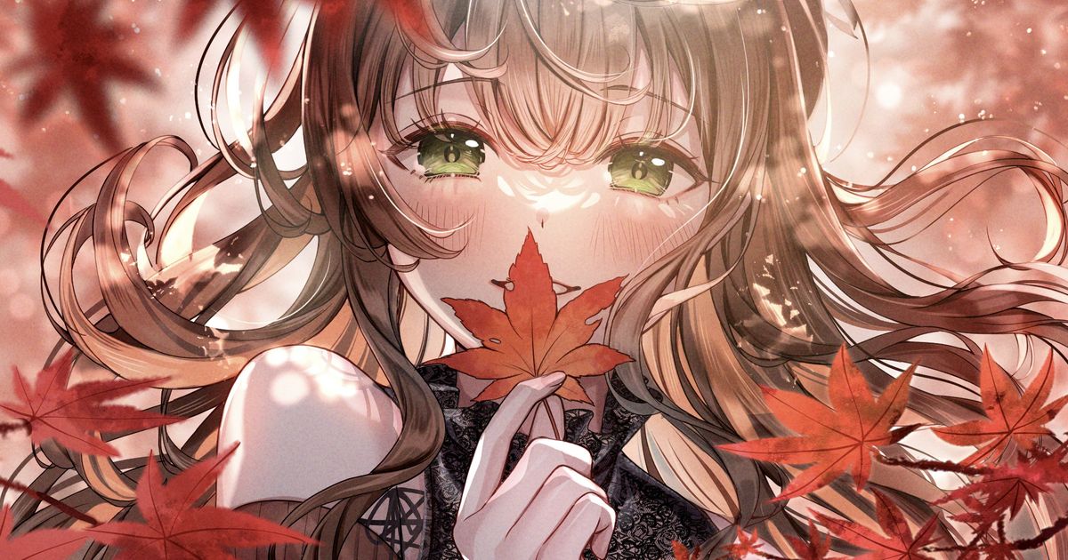 紅葉（もみじ）を描いたイラスト特集