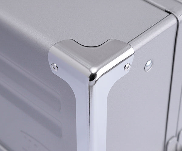 TONE 両開きツールケース（メタリックシルバー） bx331sv【エヒメマシン】