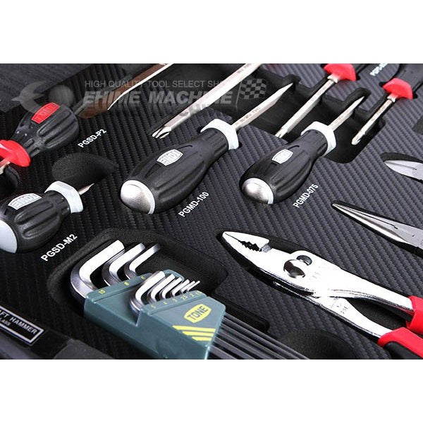 TONE 工具セット56点 ツールキャビンセット（レッド） tca470