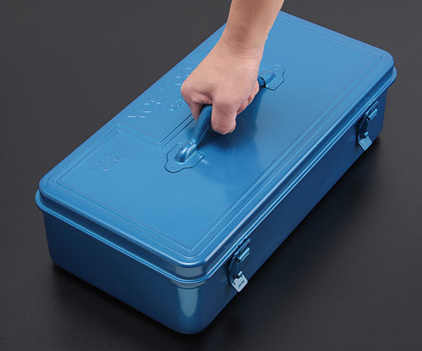 TRUSCO トラスコ トランク型工具箱 431x222x162 ブルー TB-412