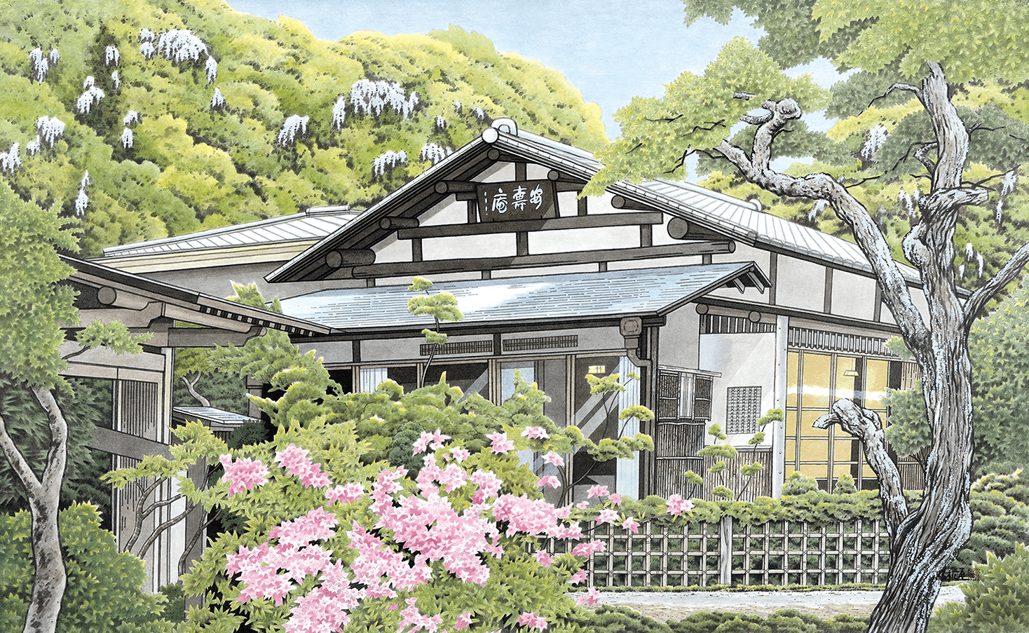 橋本広喜 | 福島の原風景を墨彩画という独自の技法で表現する画家