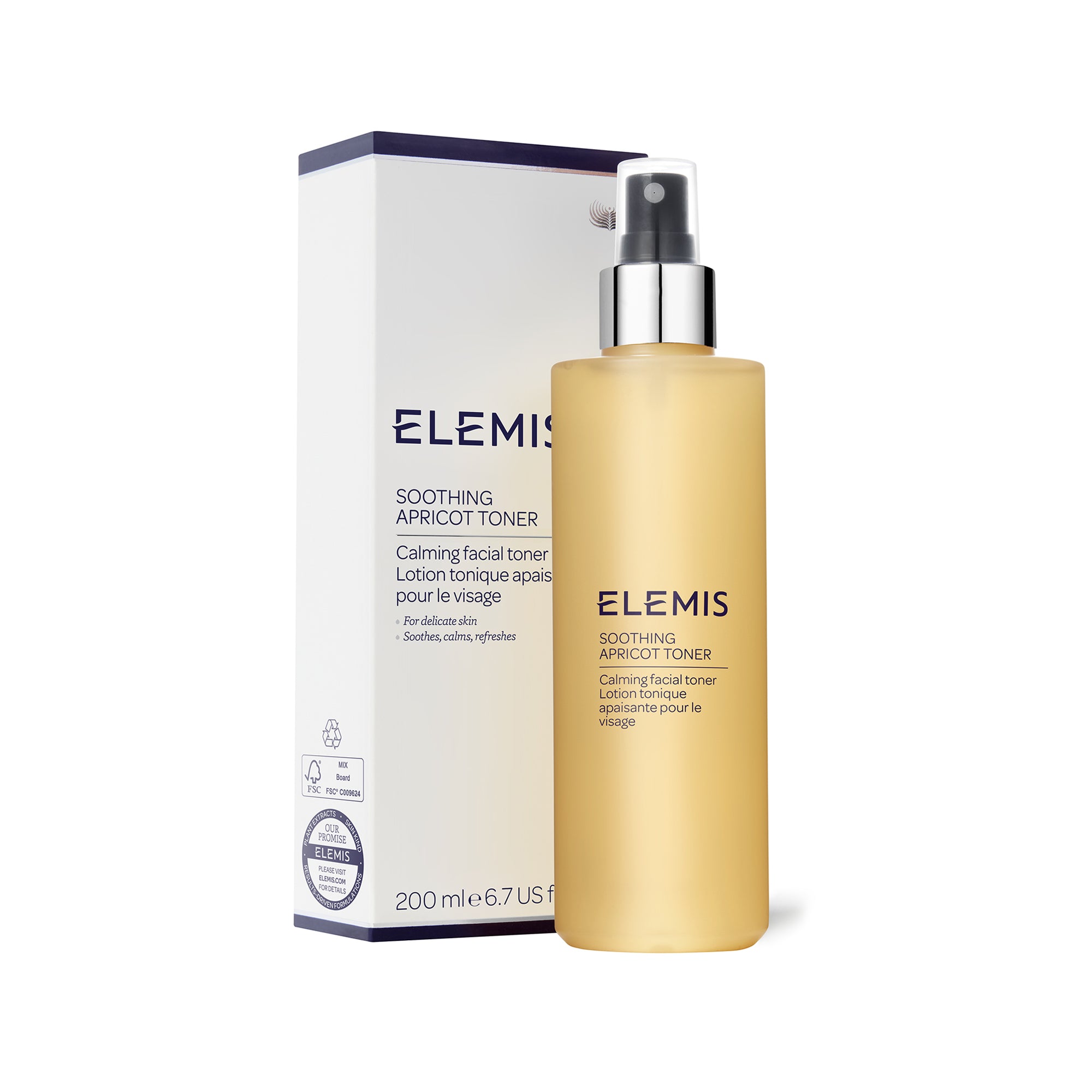 スージング アプリコット トナー – ELEMIS オンラインショップ
