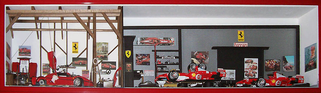 カーガレージシリーズ 1310-3 | フェラーリ 模型・F1などのガレージ
