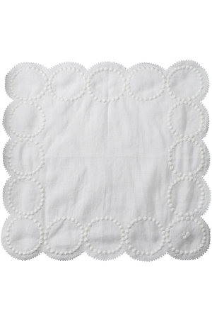 mina perhonen(ミナ ペルホネン)｜tambourine ハンカチ/ホワイト の