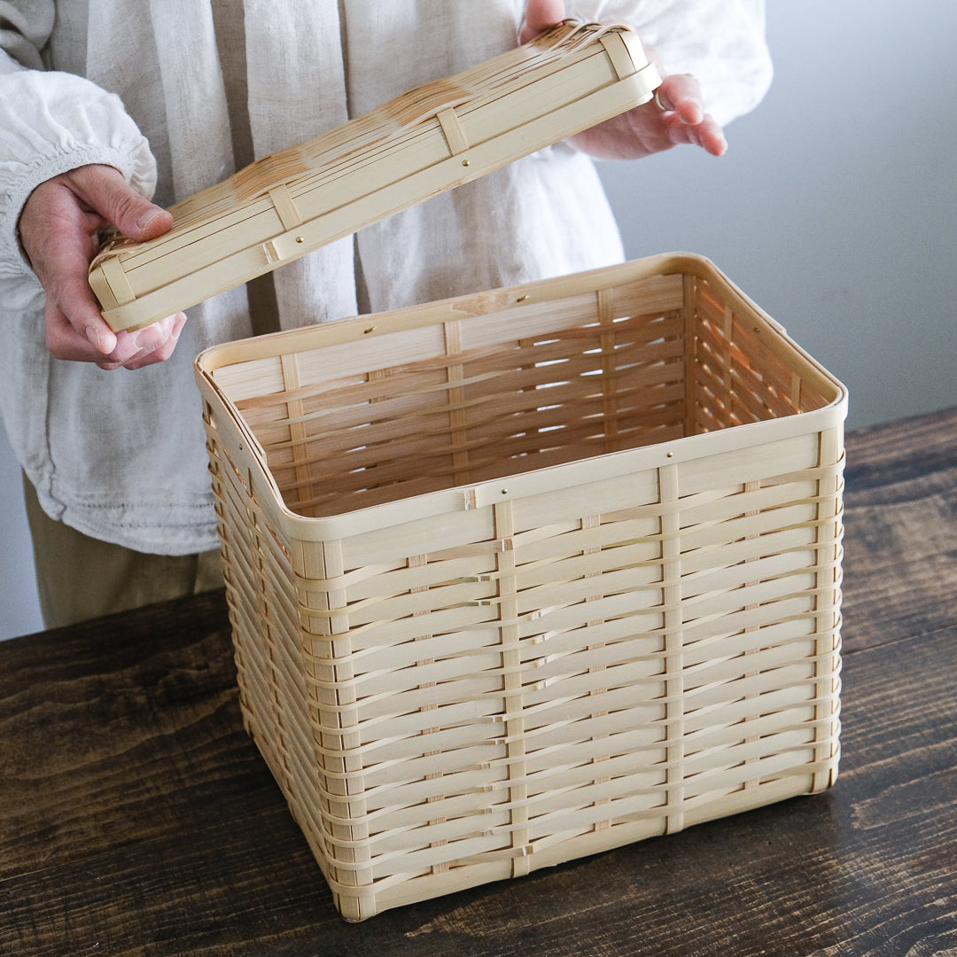 角の立ったフォルムが際立つ、竹のボックス – Envelope - エンベロープ