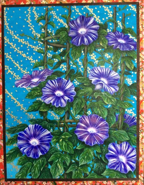 夏の花 和風」 by 水落恵美子｜Artmeter｜暮らしを彩るアートが