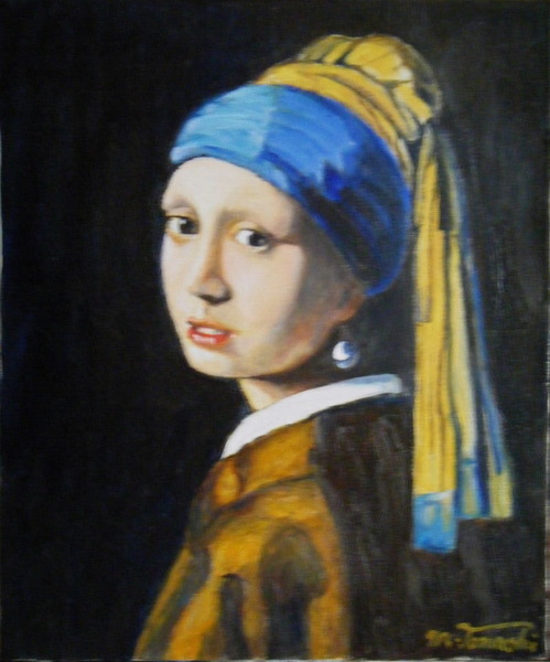 真珠の耳飾りの少女」 by 玉置守好｜Artmeter｜暮らしを彩るアートが