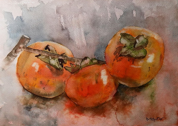 柿」 by 山田太郎｜Artmeter｜暮らしを彩るアートが、きっと見つかる