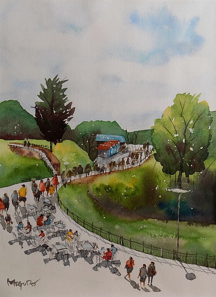 テーマパーク風景」 by 山田太郎｜Artmeter｜暮らしを彩るアートが