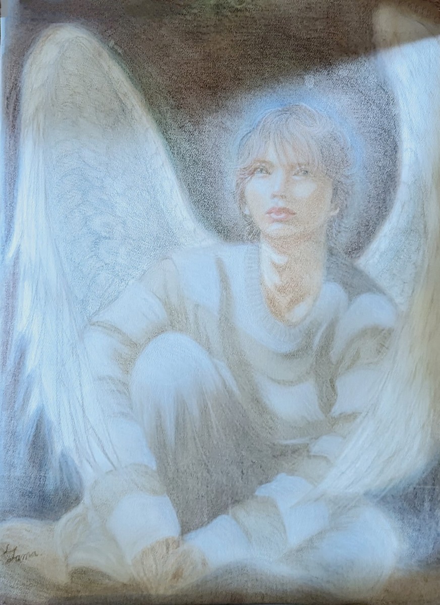 天使」 by J.｜Artmeter｜暮らしを彩るアートが、きっと見つかる