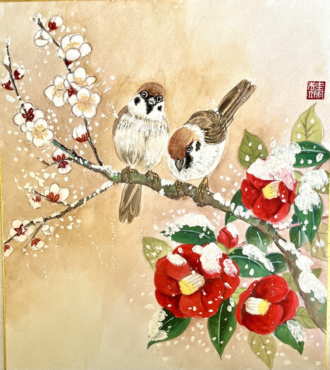 雪の朝」 by 桂颯｜Artmeter｜暮らしを彩るアートが、きっと見つかる