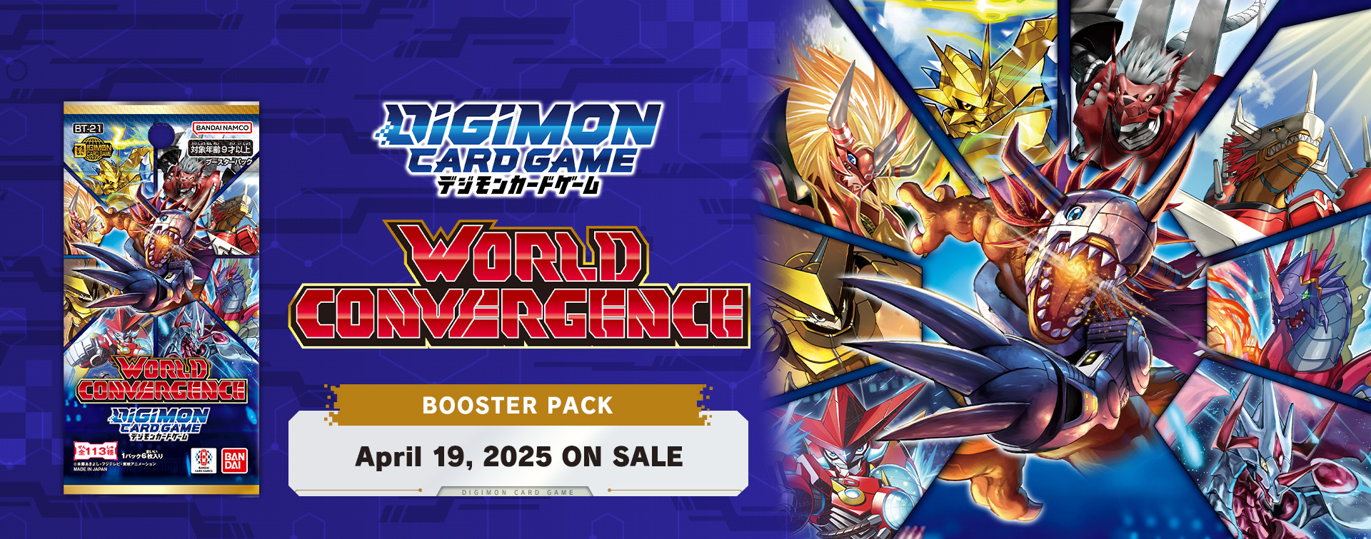 DIGIMON CARD GAME WORLD CONVERGENCE [BT-21] − PRODUCTS｜DIGIMON