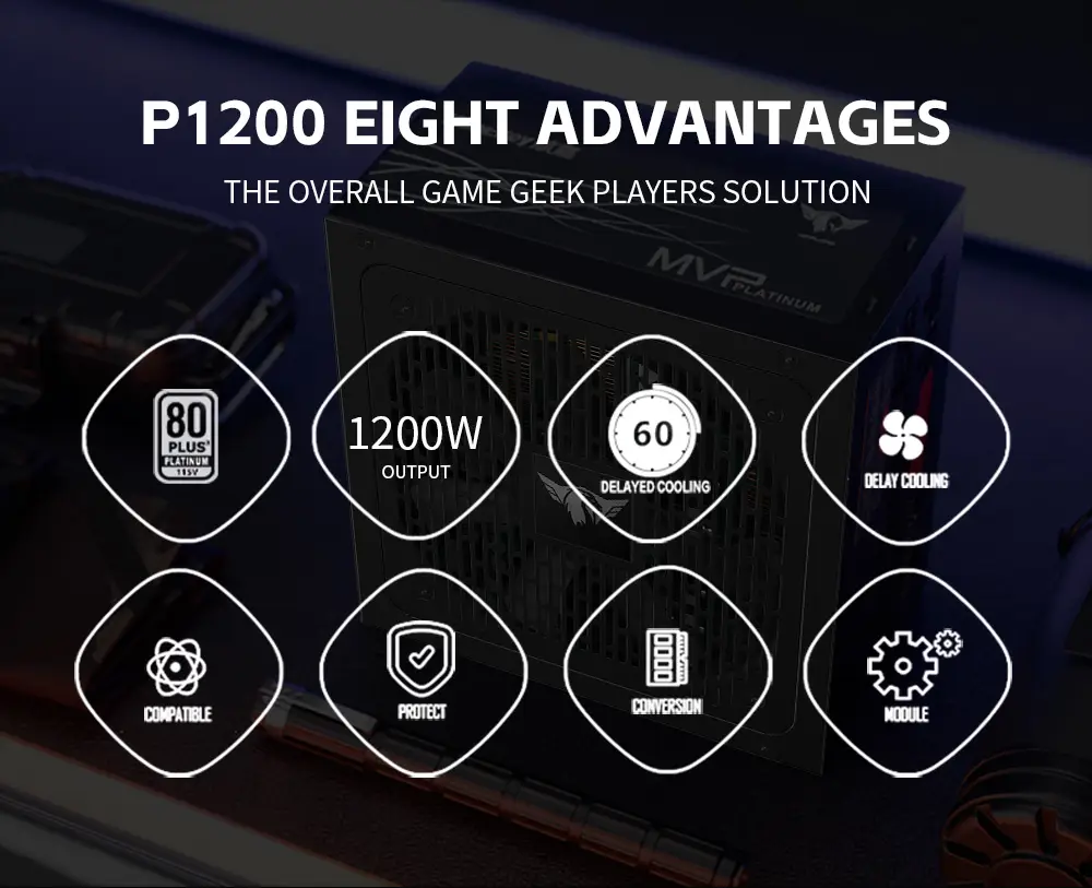 MVP P1200 Power Supply - Huntkey