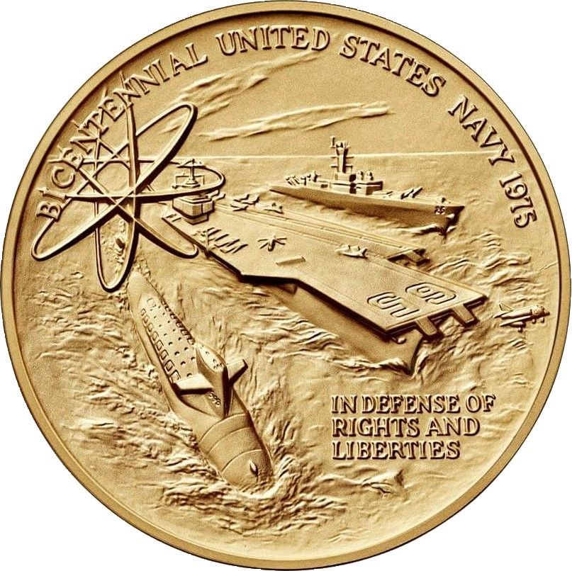 Medal - U.S. Navy Bicentennial - United States – Numista