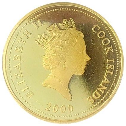 60 Dollars - Elizabeth II (Year of the Millennium Dragon) - Cook