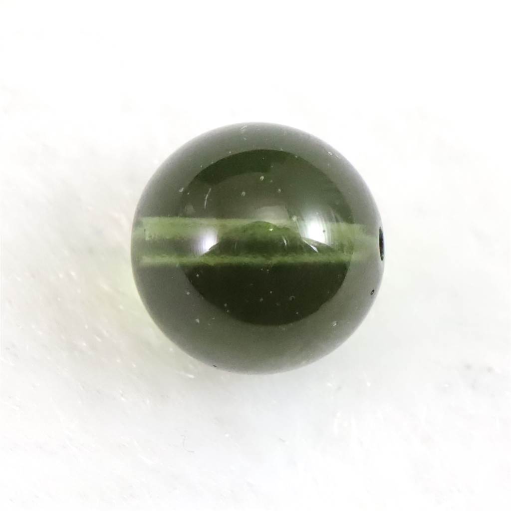 ☆(にい様専用！)モルダバイト筒型ビーズ 14×7.5×6ミリ①(鑑別コピー付