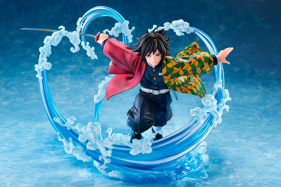 鬼滅の刃」水柱・冨岡義勇のフィギュアが登場 水柱の戦いの瞬間を立体