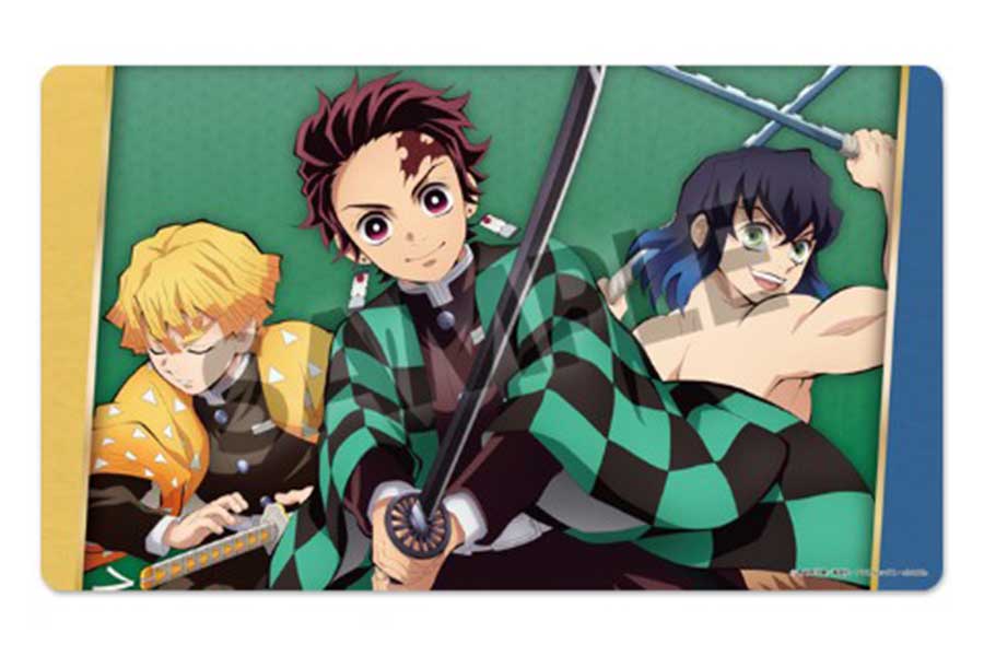 鬼滅の刃」ラバーマット3種類が新発売！ 竈門炭治郎や煉獄杏寿郎の