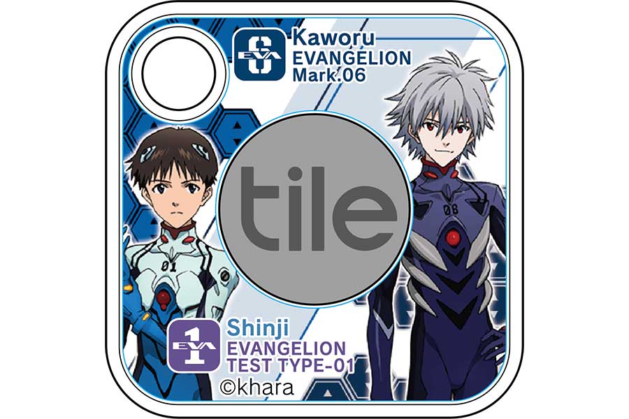 エヴァ×スマートトラッカー「Tile」のコラボ実現 渚カヲルやネルフの