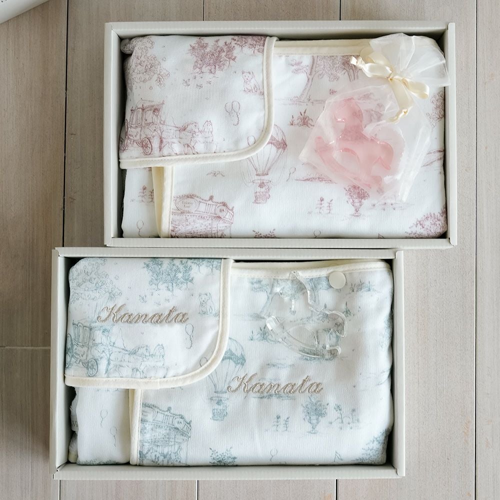 トワル・ド・ジュイ ガーゼタオル3点セット | Bellevie Enfant