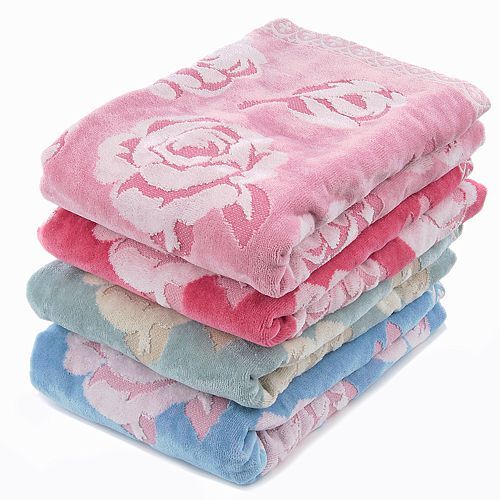 エトワール海渡 ドレディール バラ柄ジャカード織タオル プレリュード