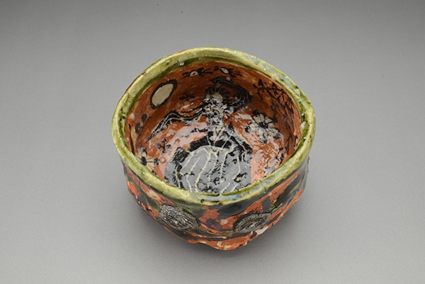 深見文紀 No.059007 黒漫画織部ぐい呑 | えにし庵