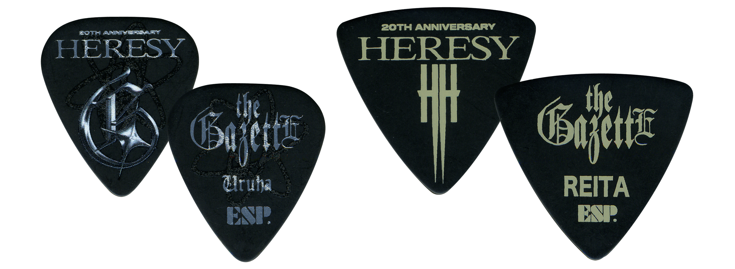 the GazettE「20th ANNIVERSARY -HERESY-」で麗＆REITAが使用した