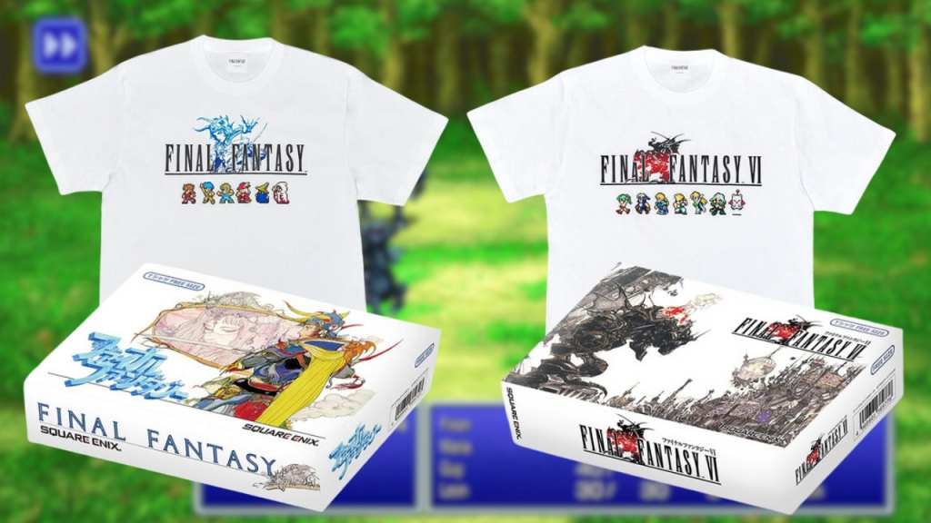 Square Enix's new Final Fantasy T-shirts come in boxes that