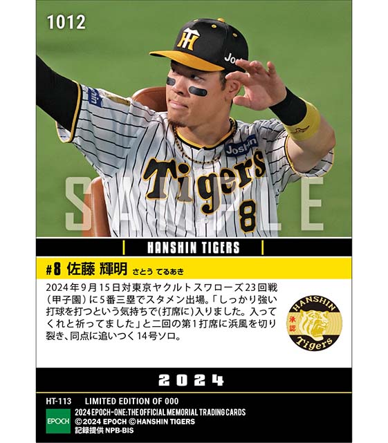 エポック社の公式オンラインショップです。【佐藤輝明】浜風を切り裂く