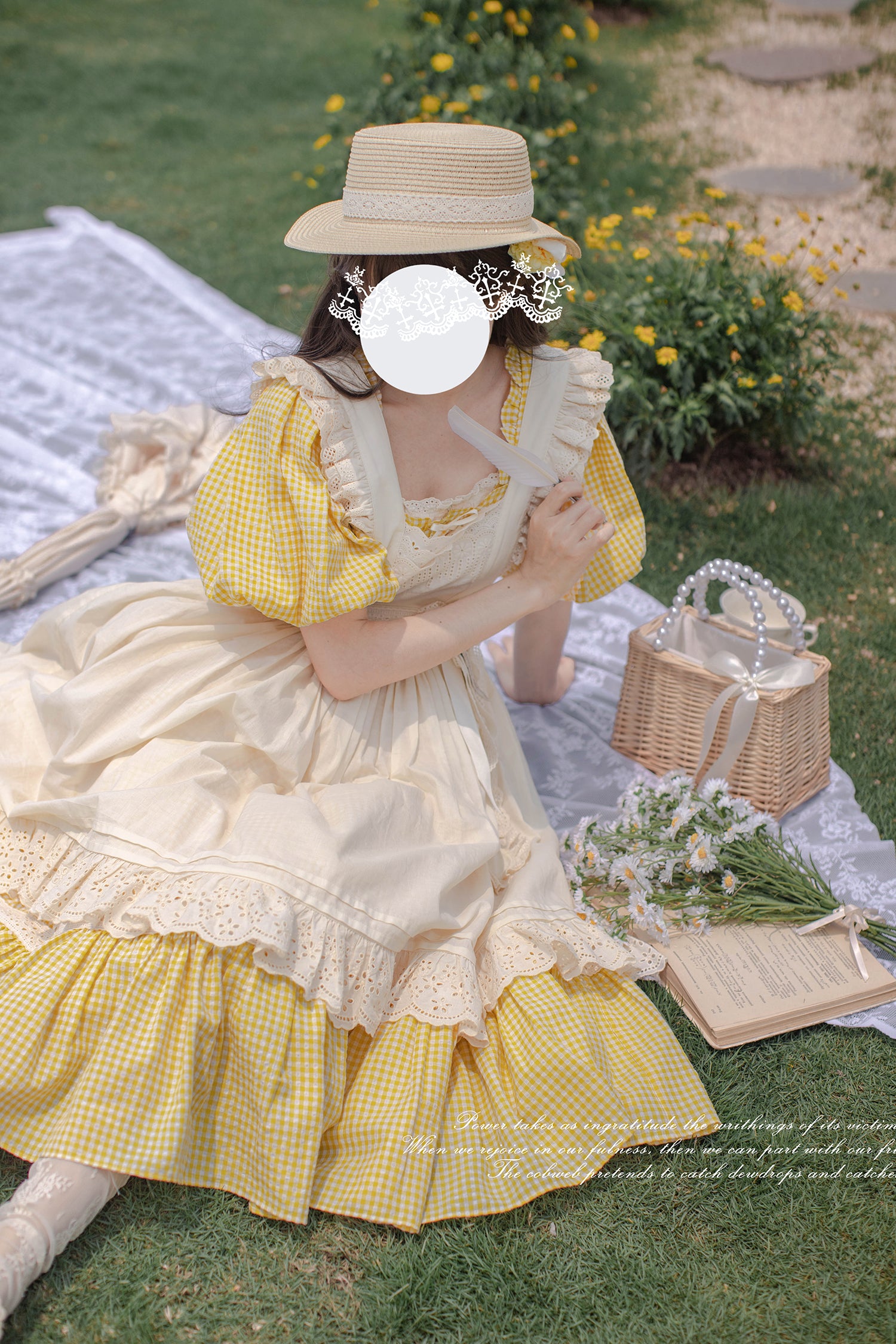 Belle エプロン付きワンピースセット【胡桃木JK】 – Epetice